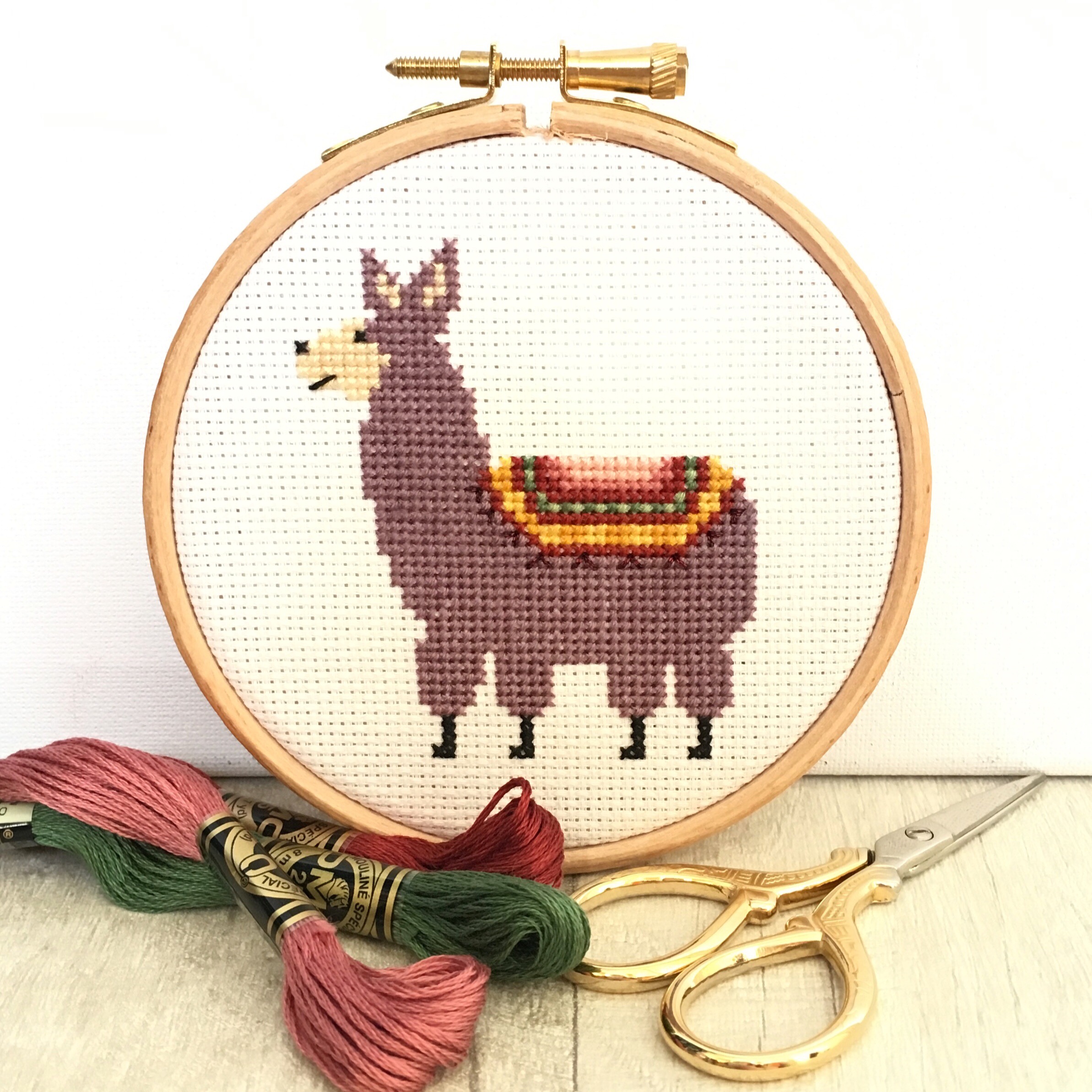 llama-cross-stitch-pattern-cross-stitch-patterns